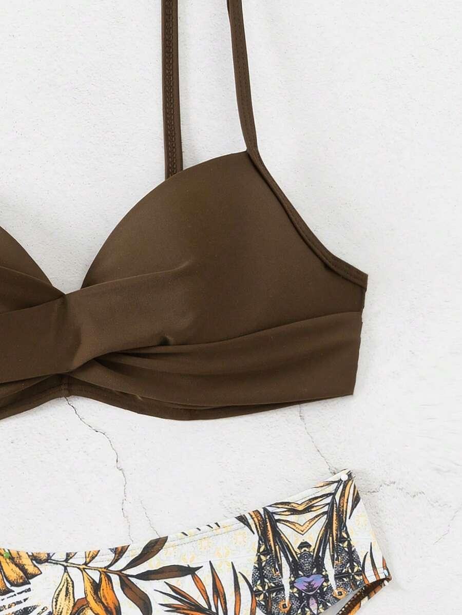 SHEIN DWUCZĘŚCIOWY STRÓJ KĄPIELOWY S09__XS