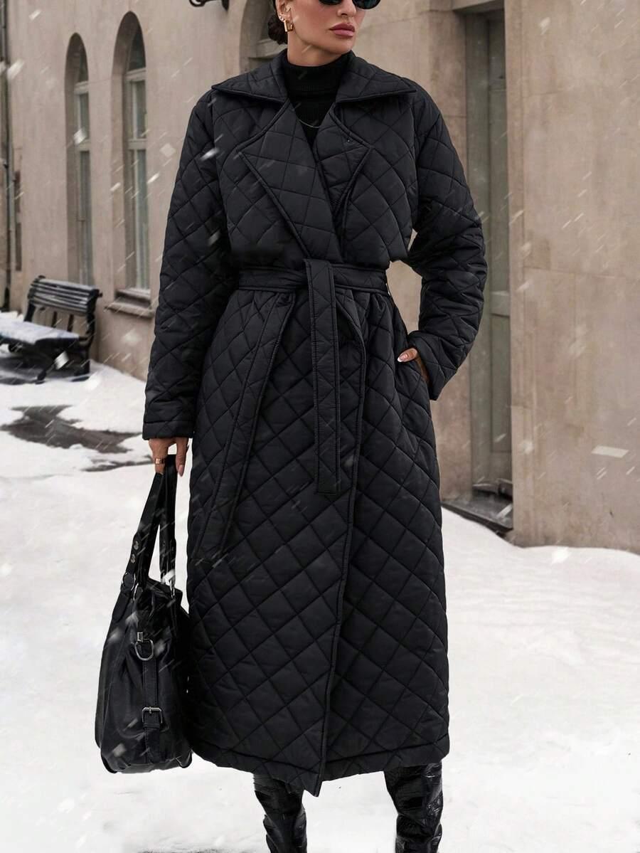 SHEIN CZARNA PIKOWANA KURTKA W01__M