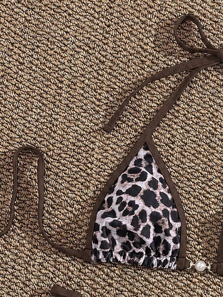SWIM VCAY DWUCZĘŚCIOWY STRÓJ KĄPIELOWY ANIMAL PRINT S09__M