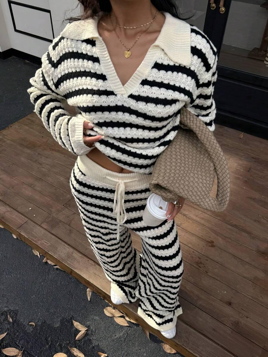 SHEIN SWETER SPODNIE KOMPLET S06__M