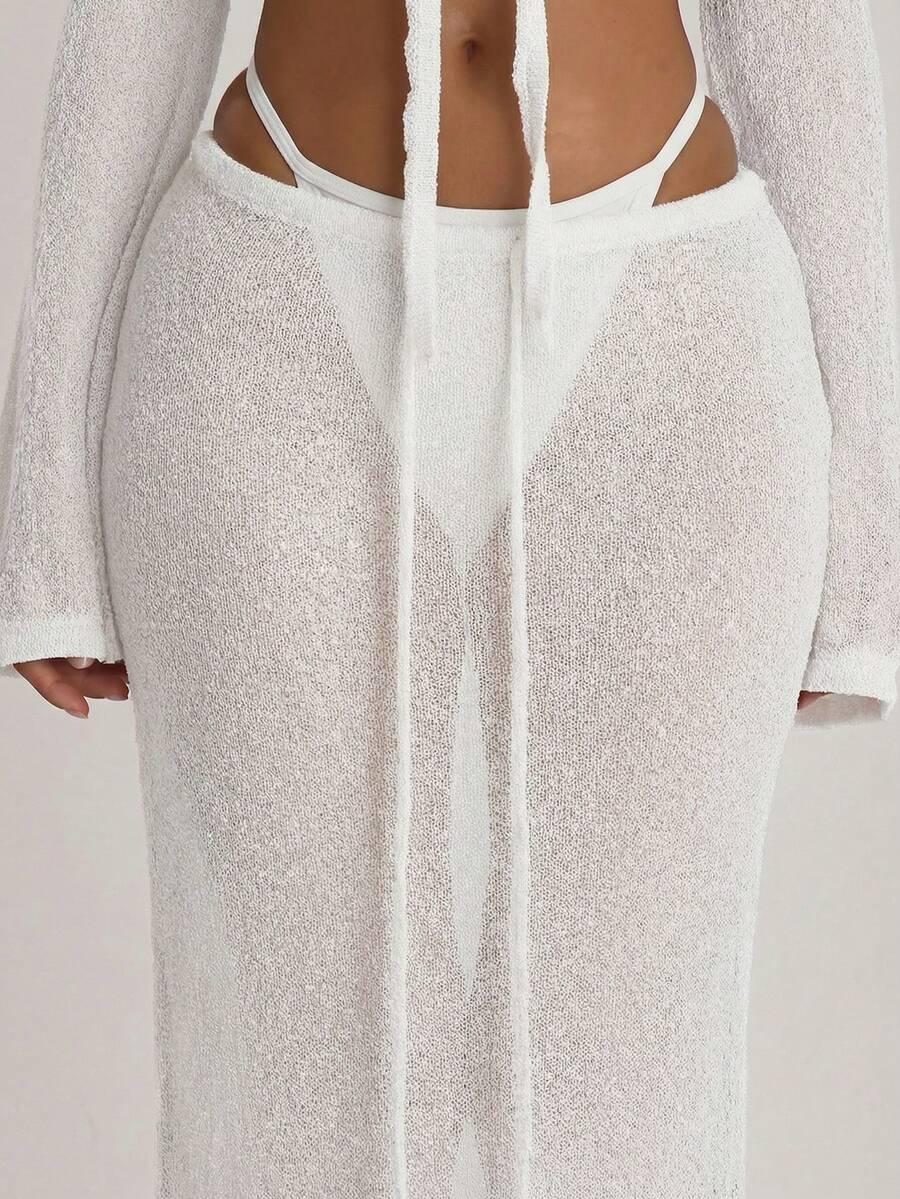 MUSERA BIAŁA MAXI SPÓDNICA S06__M