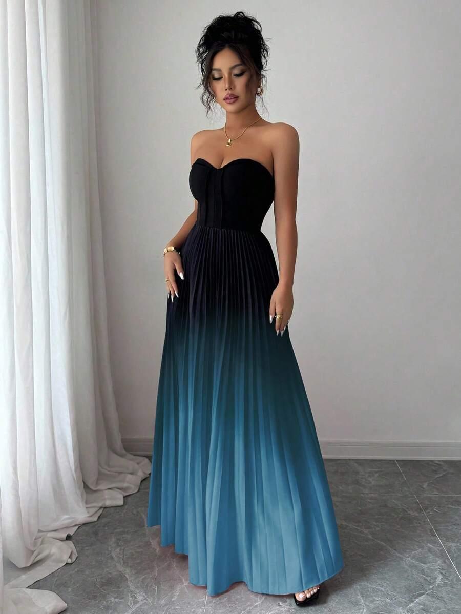 SHEIN MAXI SUKIENKA ODKRYTE RAMIONA S06__L