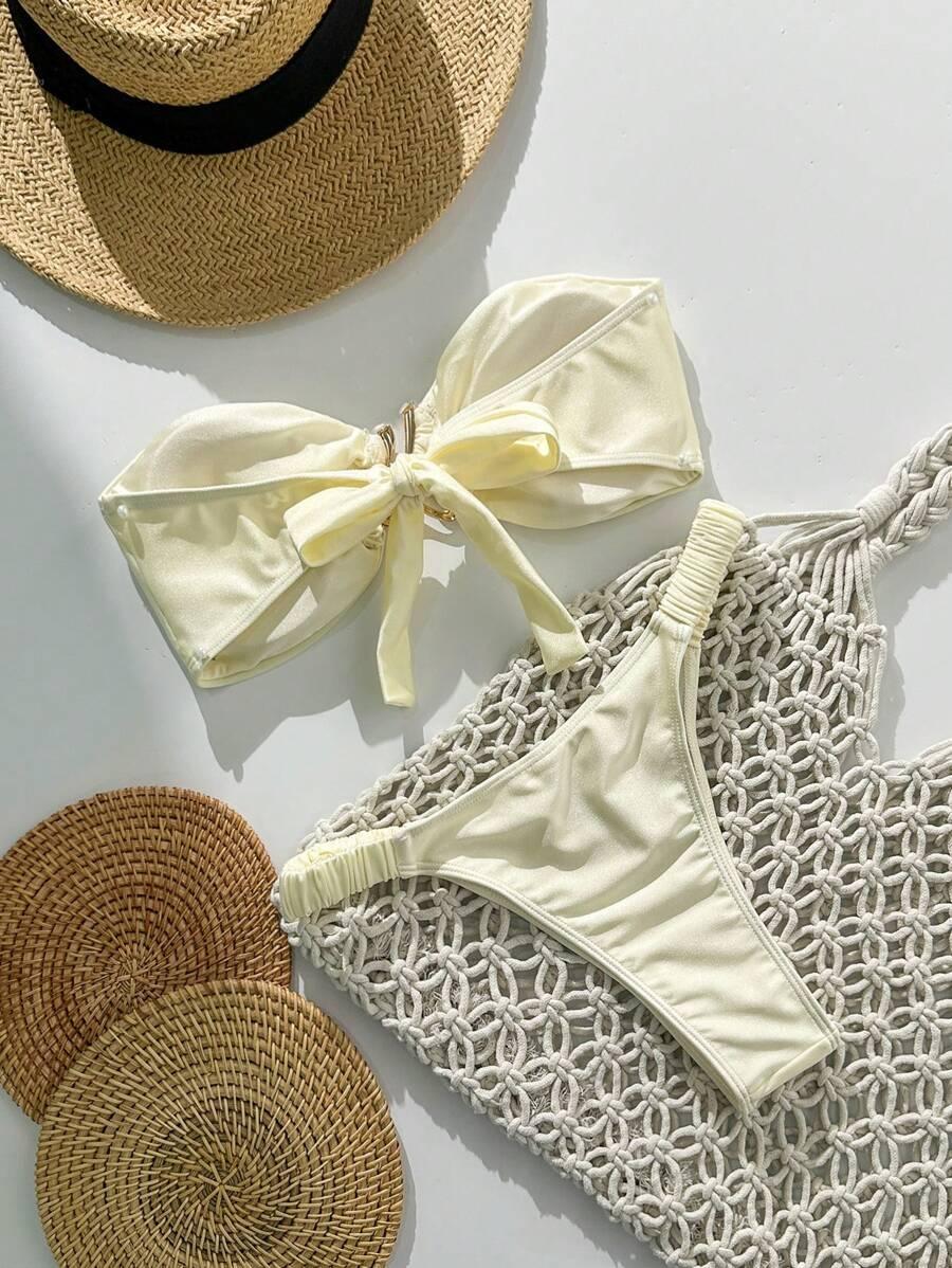 SHEIN DWUCZĘŚCIOWY STRÓJ KĄPIELOWY S09__M