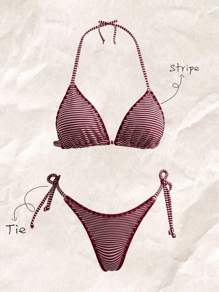 SHEIN DWUCZĘŚCIOWY STRÓJ KĄPIELOWY S09__S