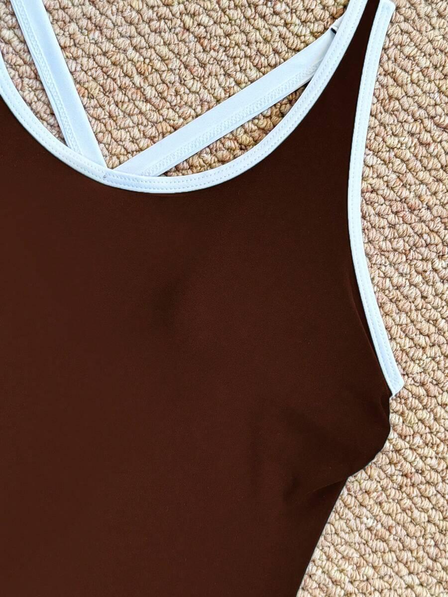 SWIM LUSHOIRE BRĄZOWY DÓŁ OD BIKINI S09__M