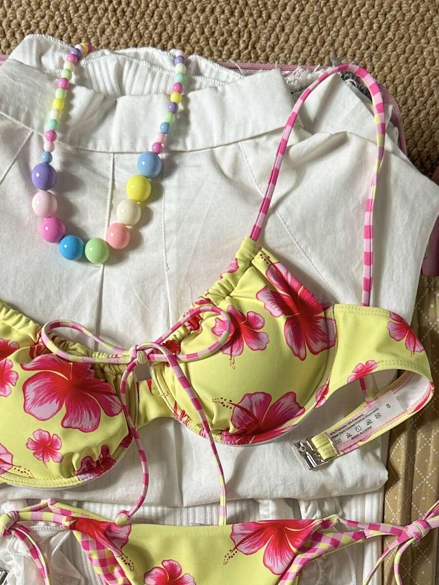 SWIM MOD DWUCZĘŚCIOWY STRÓJ KĄPIELOWY PRINT S09__XL