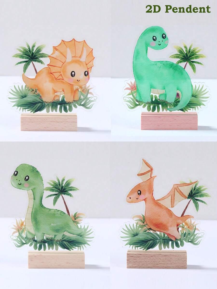 SHEIN AKRYLOWE FIGURKI DINOZAURY S07
