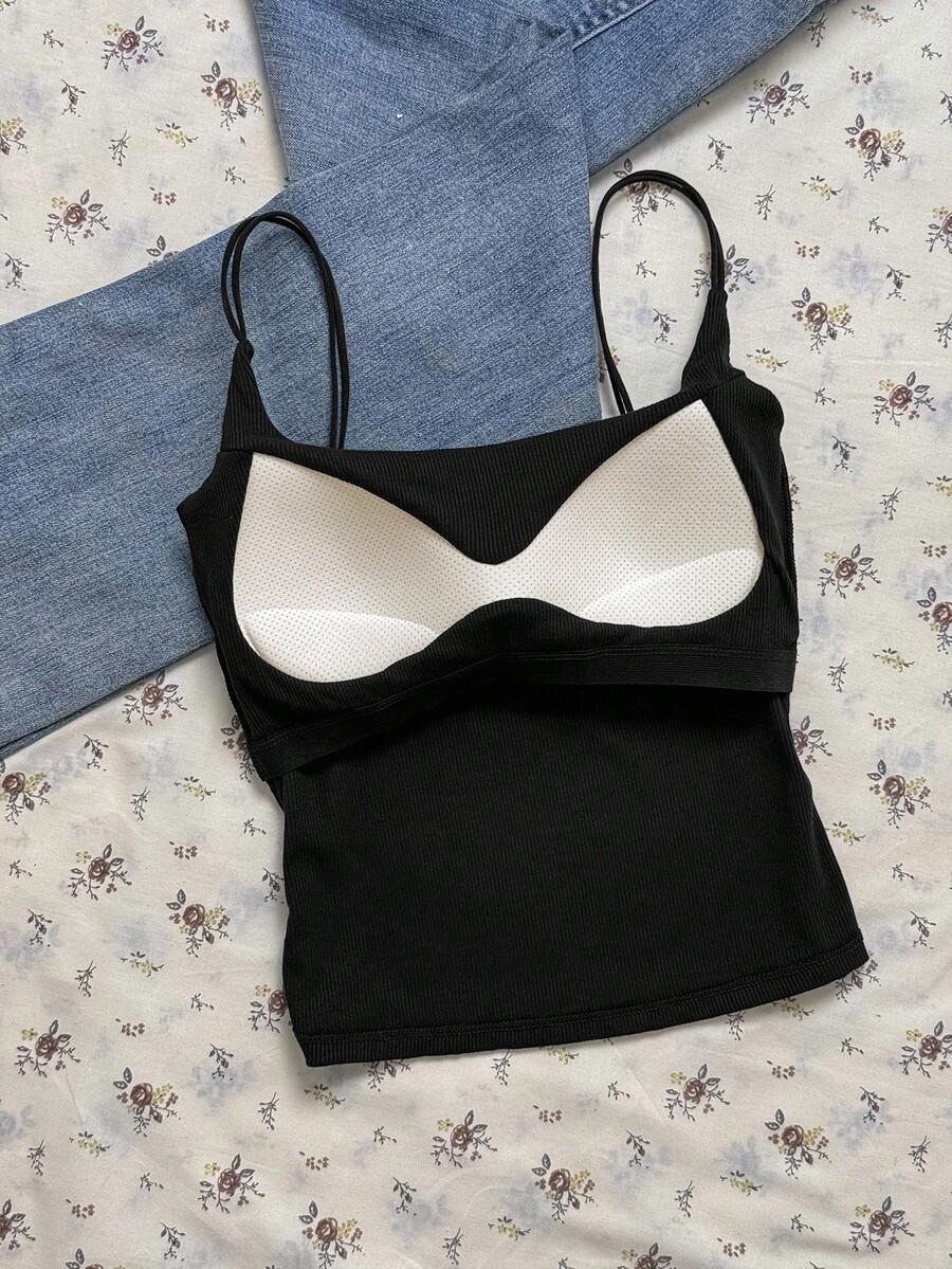 SHEIN TOP NA RAMIĄCZKACH 2-PACK S06__M