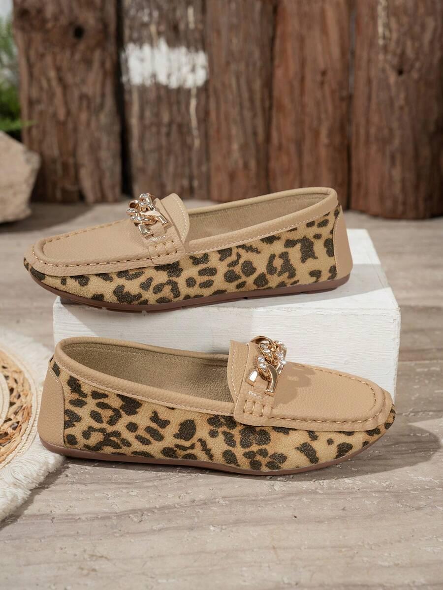 SHEIN WSUWANE MOKASYNY ANIMAL PRINT ZDOBIENIE PK01__39