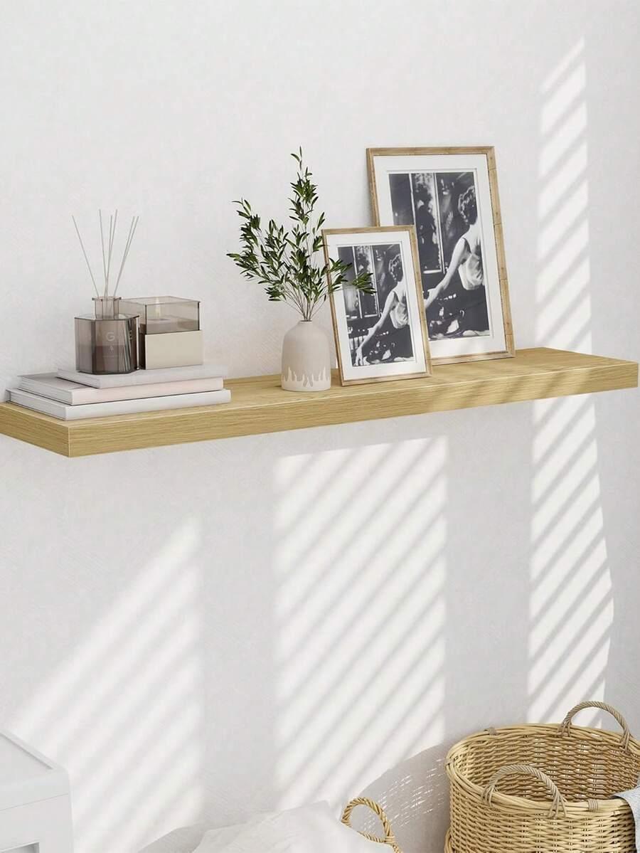 SHEIN DREWNIANA PÓŁKA NA ŚCIANĘ 40X14