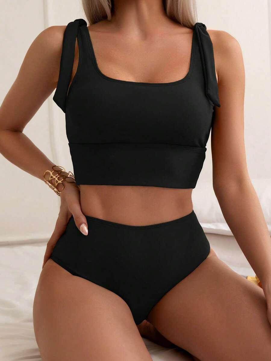 SHEIN DWUCZĘŚCIOWY STRÓJ KĄPIELOWY S09__M
