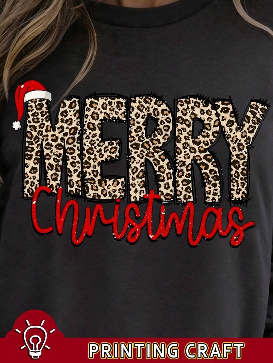SHEIN BLUZA NAPIS MERRY CHRISTAMS BDD__S