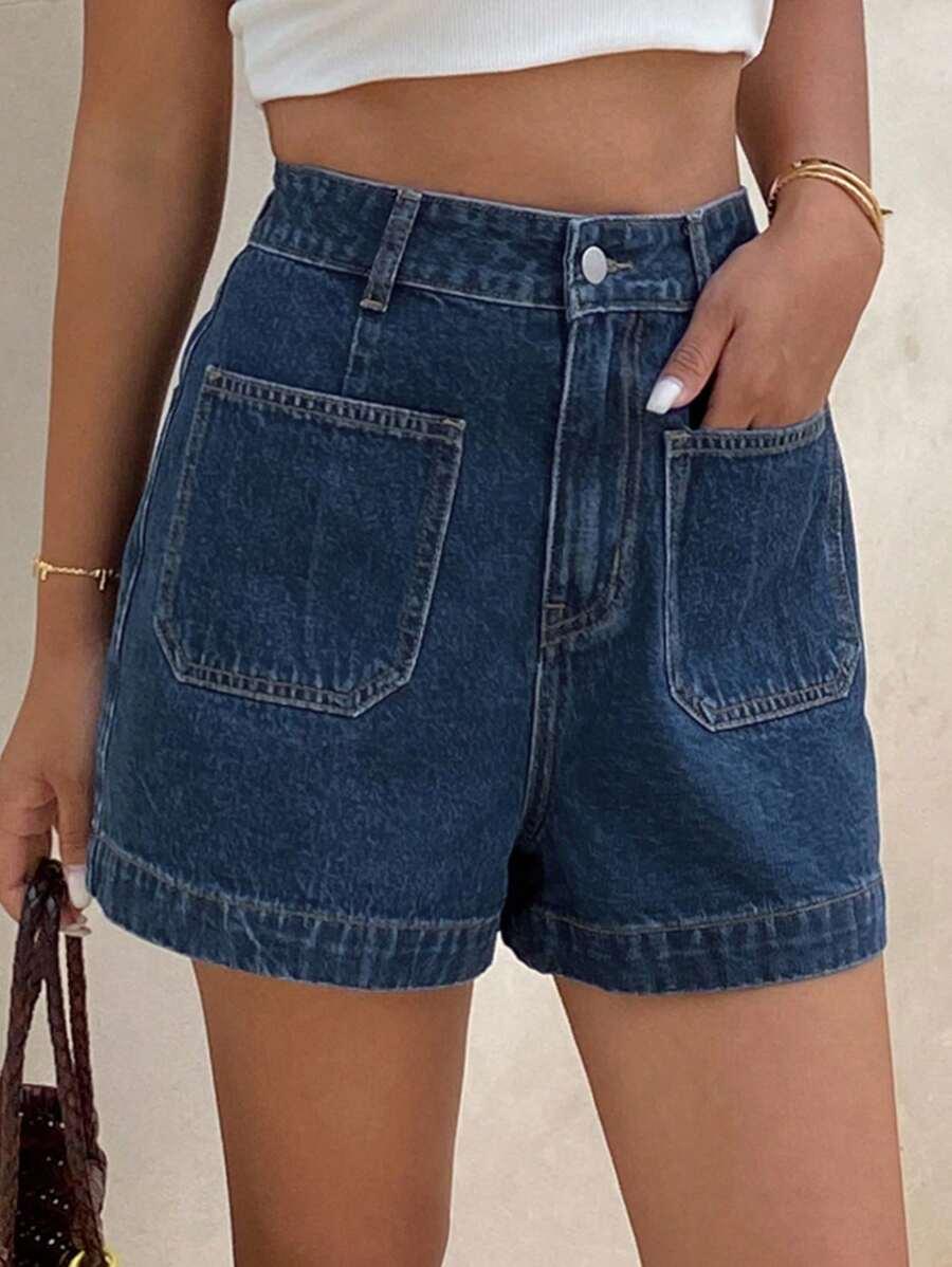 DAZY NIEBIESKIE SPODENKI JEANS S06__S