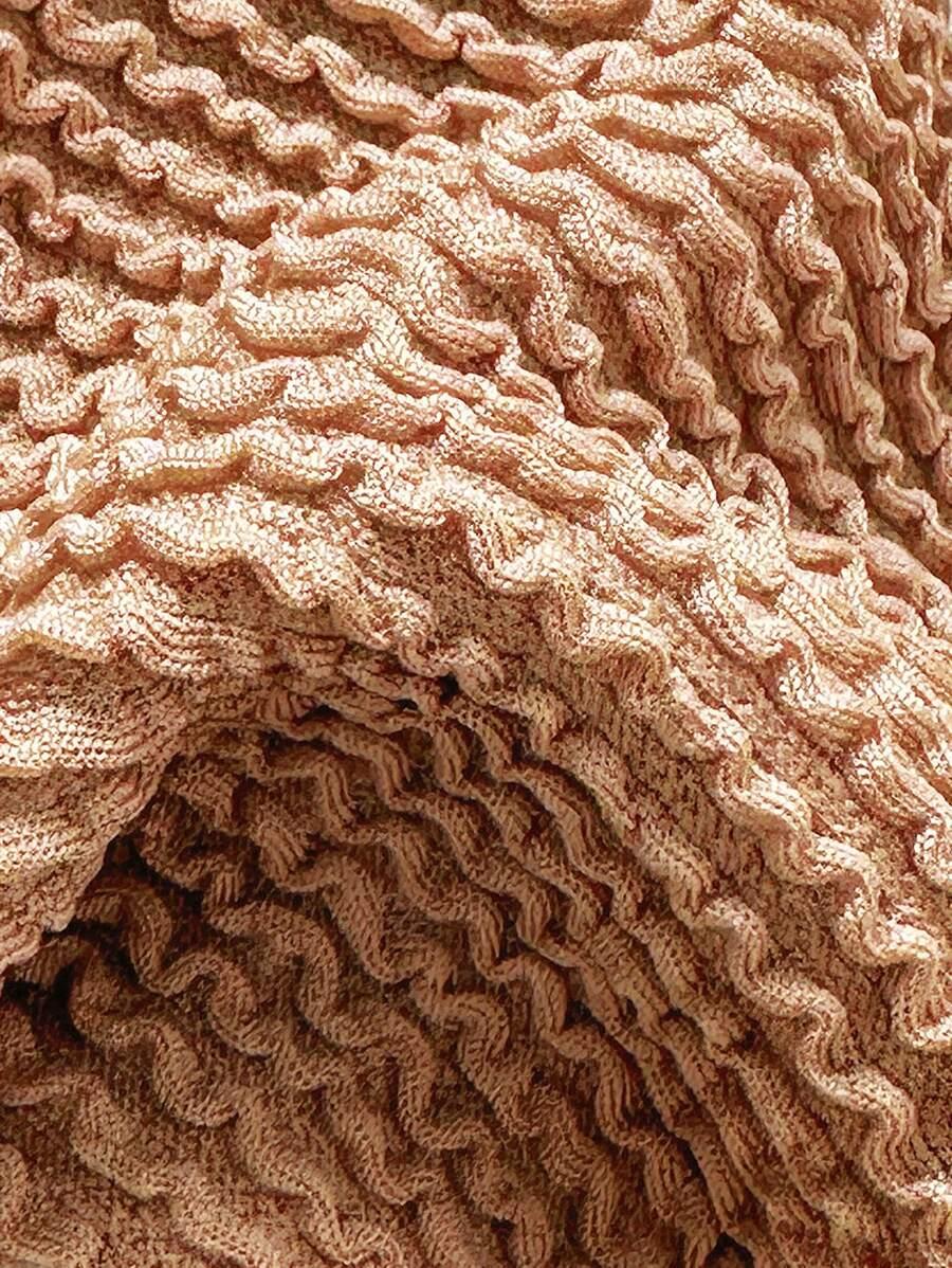 SHEIN BRĄZOWY DWUCZĘŚCIOWY STRÓJ KĄPIELOWY S09__S