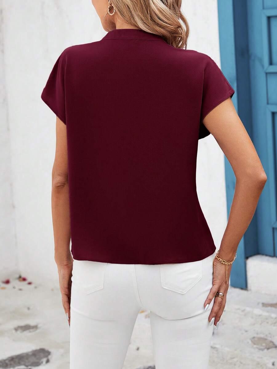SHEIN CZERWONA BLUZKA CEKINY S06__M