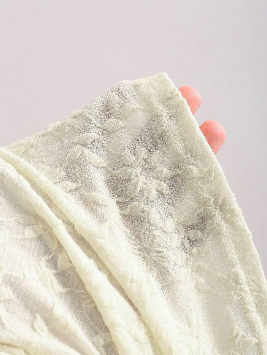 SHEIN KREMOWA MAXI SUKIENKA S06__M