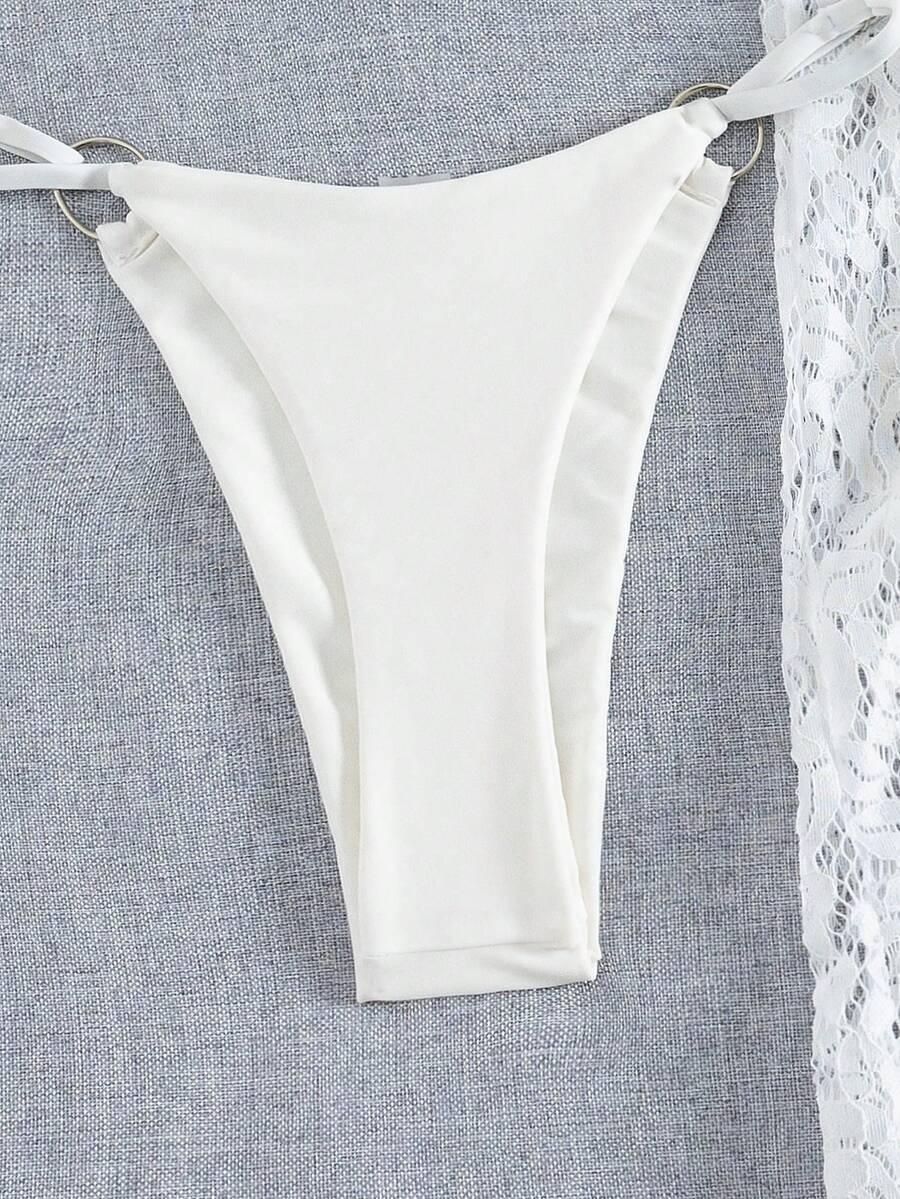 SHEIN DWUCZĘŚCIOWY STRÓJ KĄPIELOWY SARONG KOMPLET S09__XS