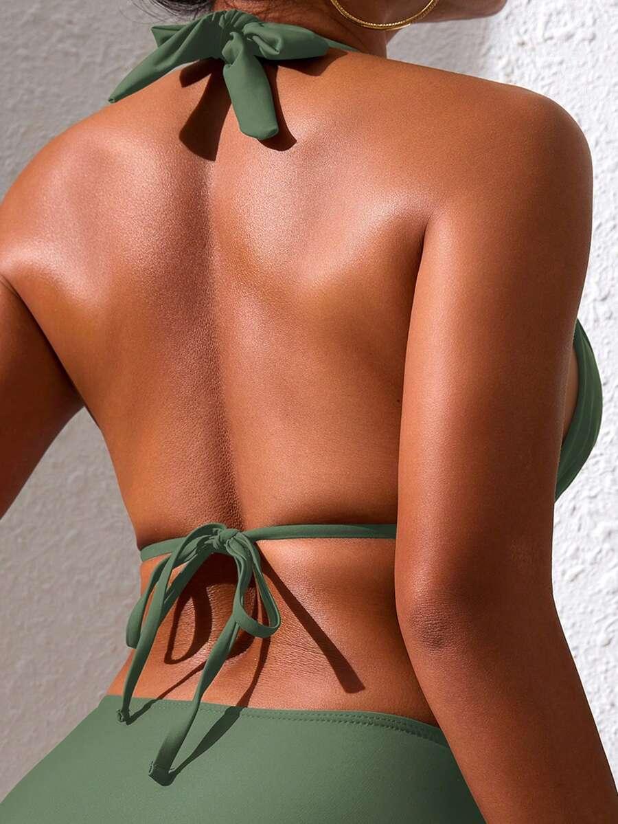 SHEIN DWUCZĘŚCIOWY STRÓJ KĄPIELOWY S09__M