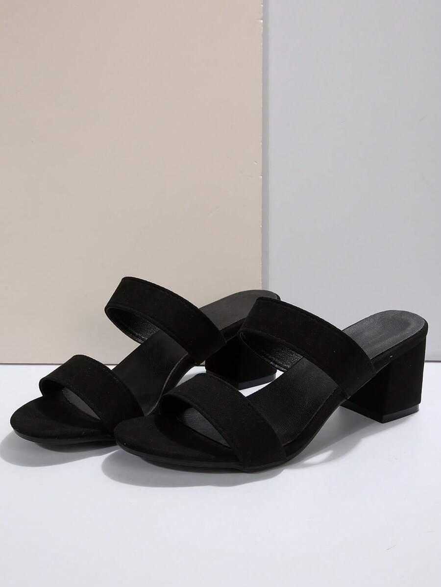 SHEIN CZARNE KLAPKI NA OBCASIE S06__41