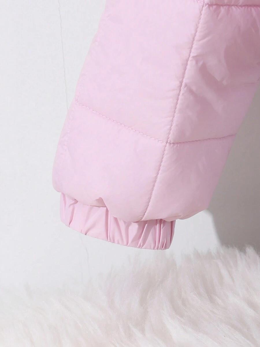 SHEIN RÓŻOWA PIKOWANA KURTKA W01__122/128