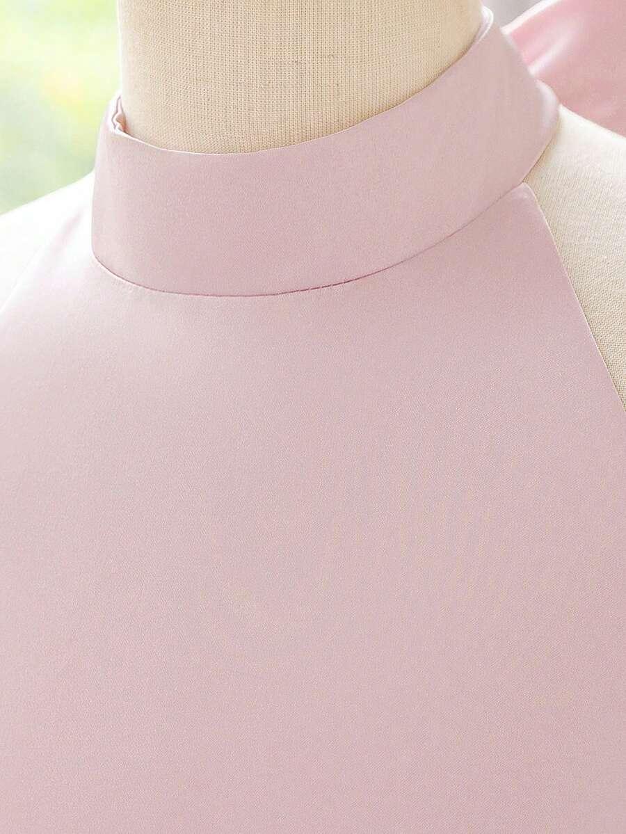 SHEIN RÓŻOWA SUKIENKA STÓJKA S06__116-122