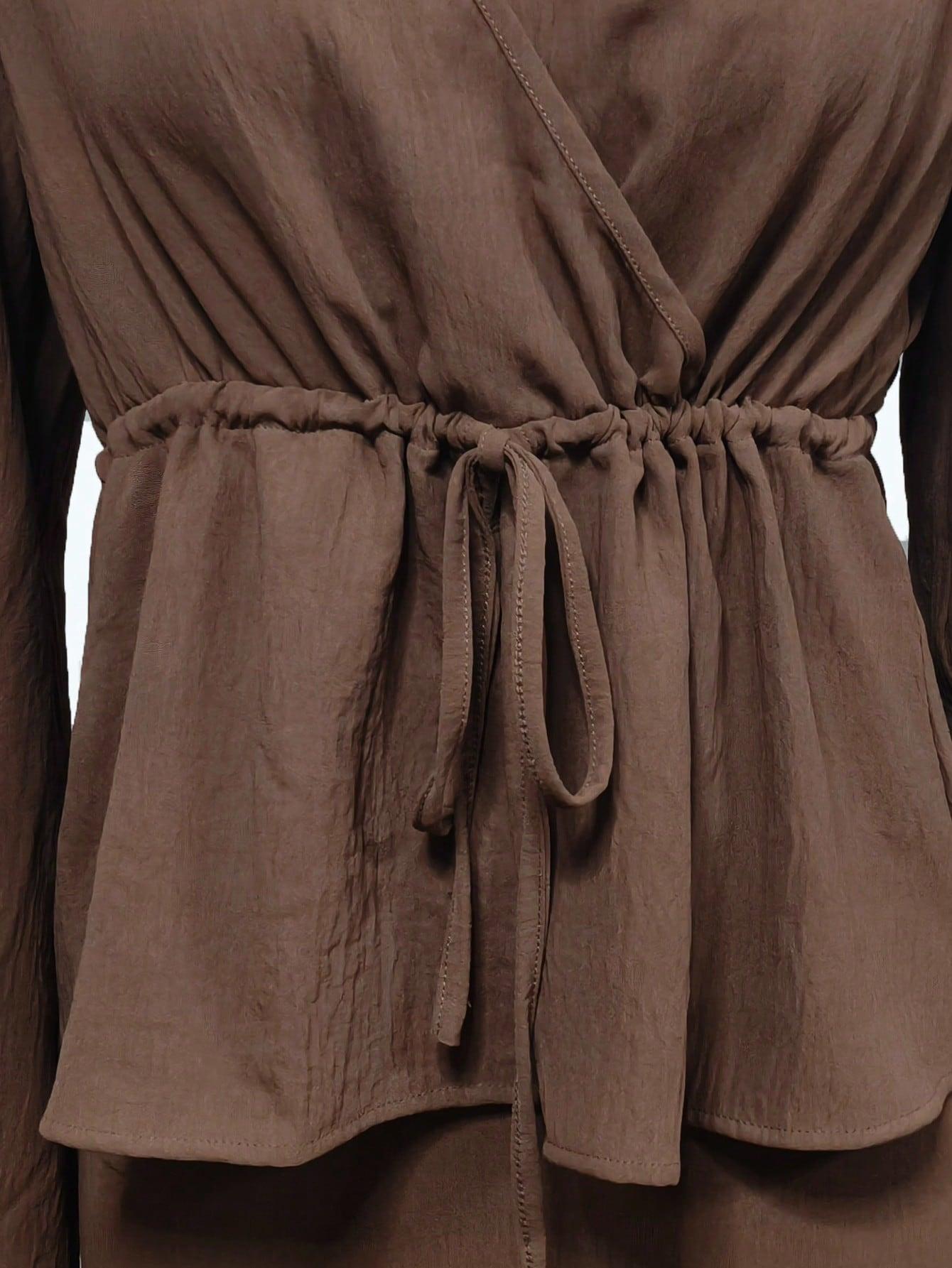 SHEIN BLUZKA SPÓDNICA KOMPLET S06__L