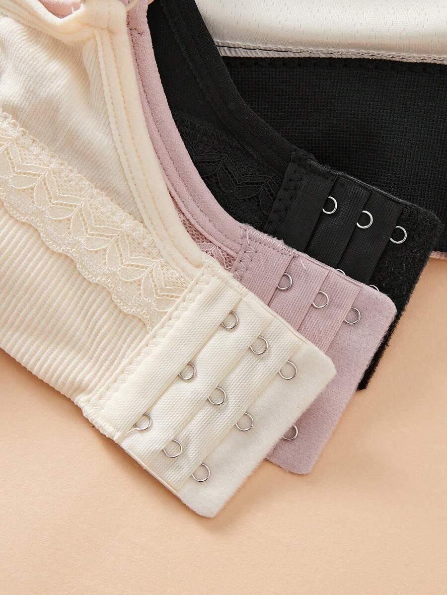SHEIN BIUSTONOSZ ZDOBIENIE 3-PACK S06__S