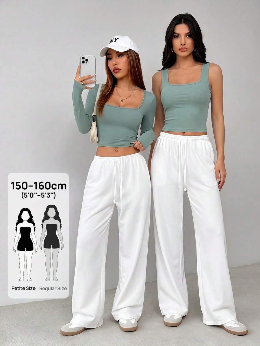 SHEIN BIAŁE SPODNIE CASUAL S06__XS