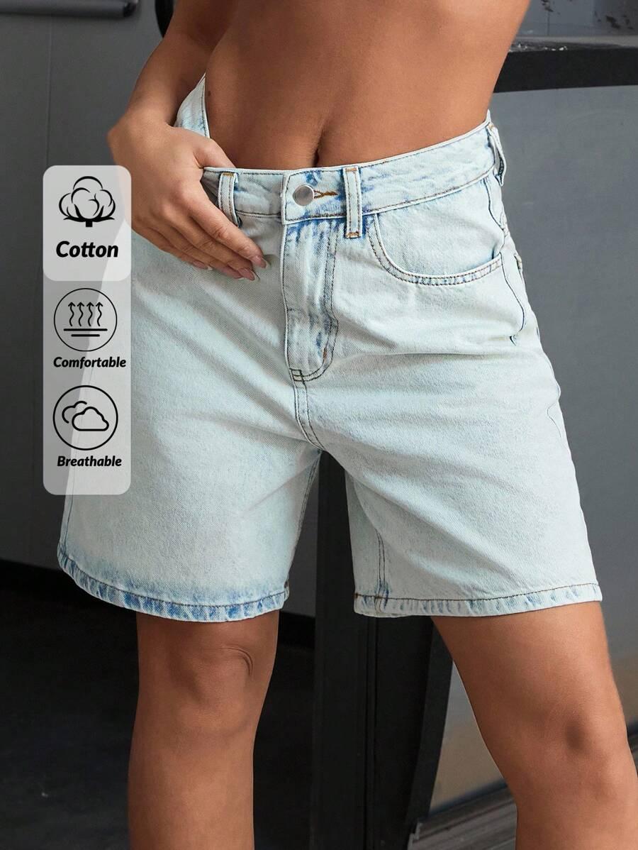 SHEIN NIEBIESKIE SPODENKI JEANS S06__M