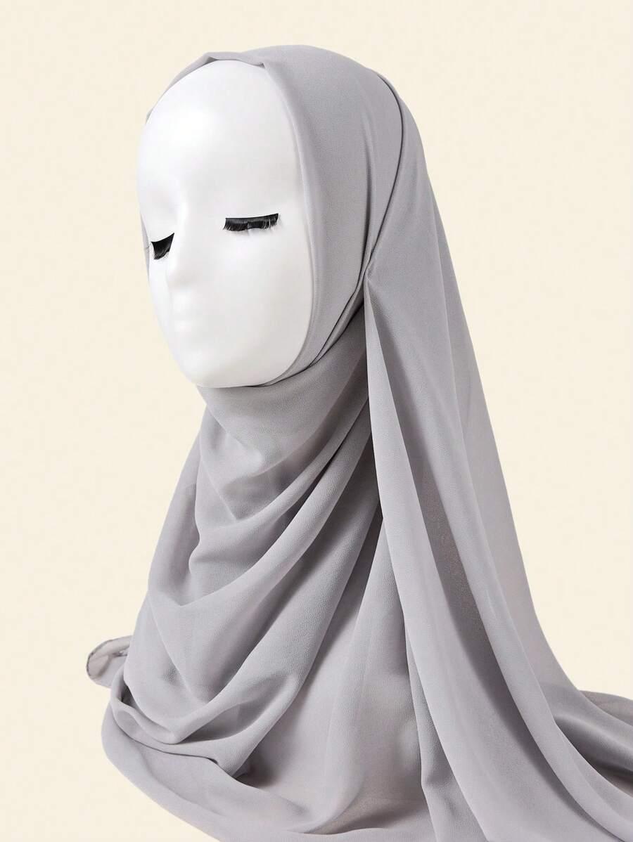SHEIN SZARA CHUSTA HIDŻAB S07__175X70CM
