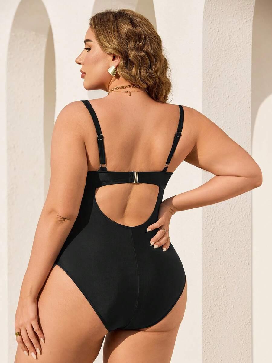 SHEIN JEDNOCZĘŚCIOWY STRÓJ KĄPIELOWY S09__XXL