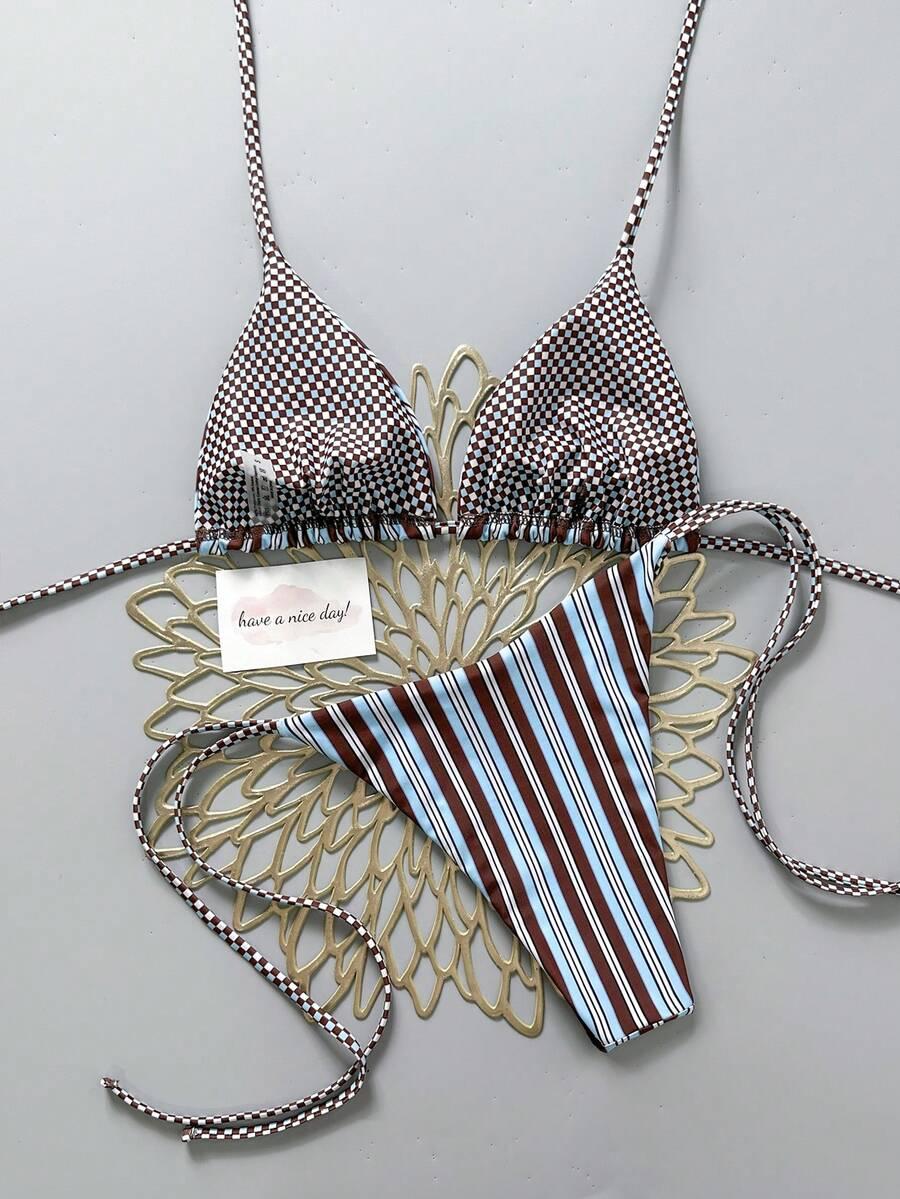 SHEIN DWUCZĘŚCIOWY STRÓJ KĄPIELOWY MIX WZORÓW S09__S