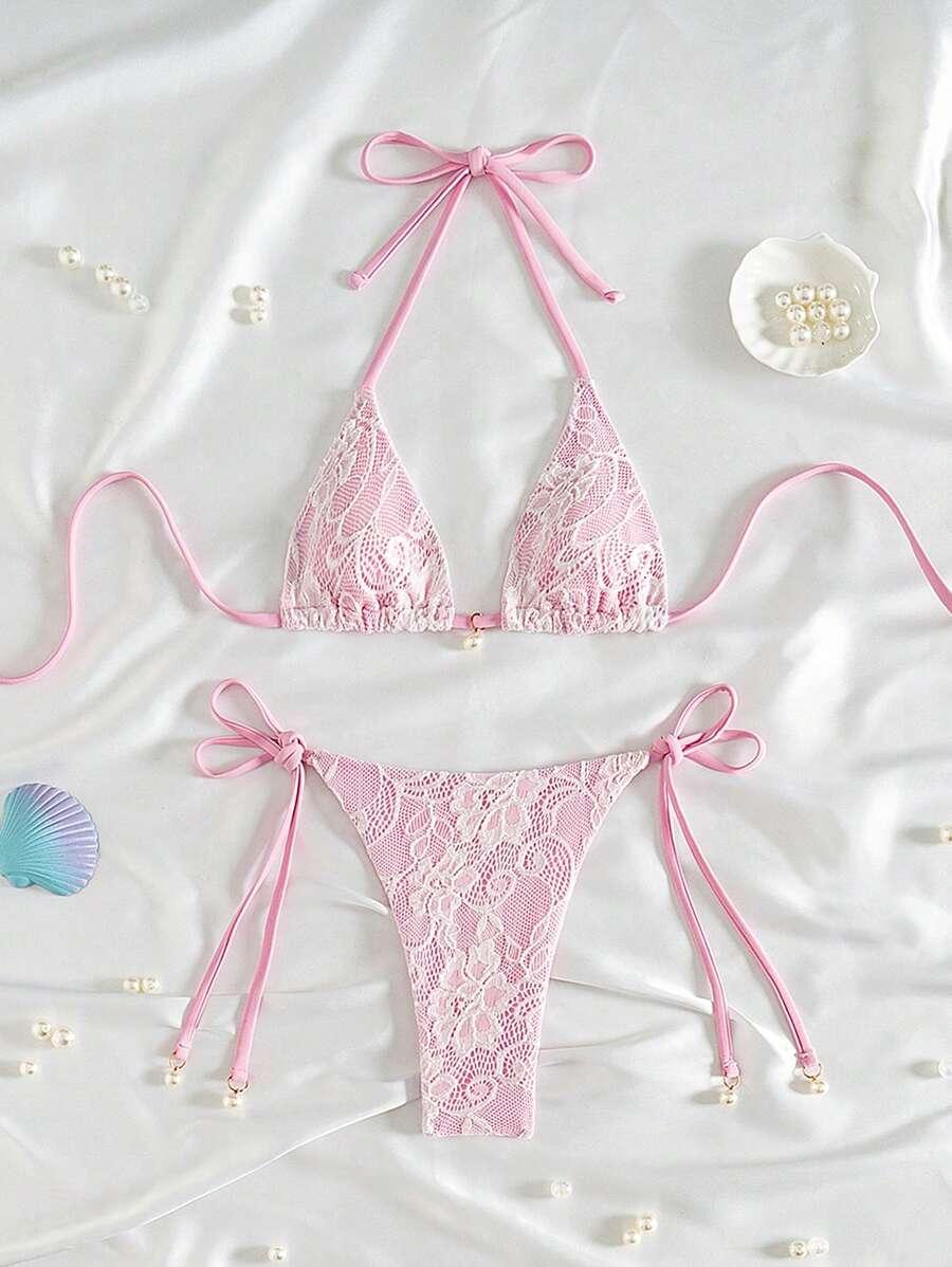 SHEIN DWUCZĘŚCIOWY STRÓJ KĄPIELOWY S09__S