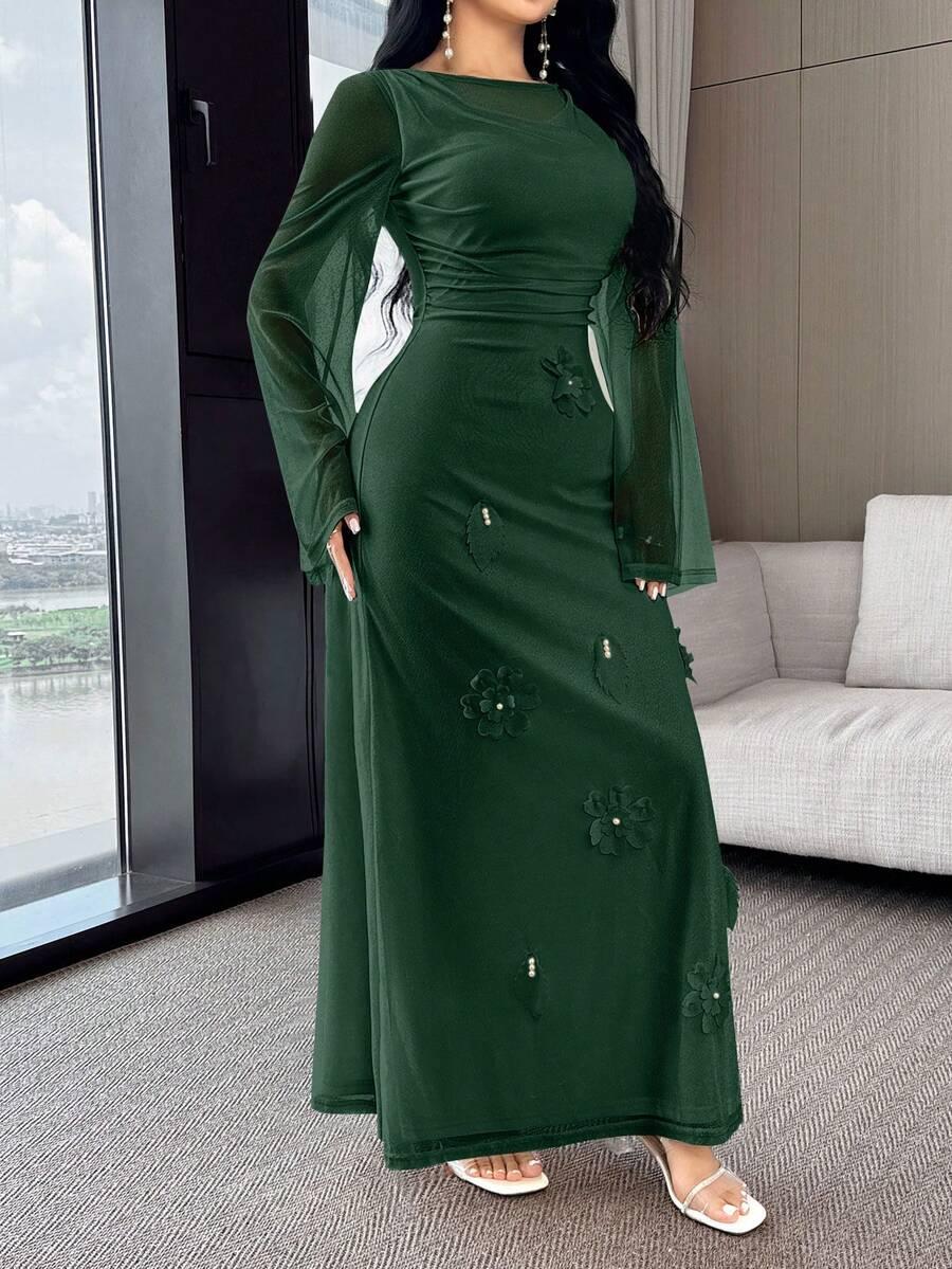 MODELYN ZIELONA MAXI SUKIENKA S06__XL