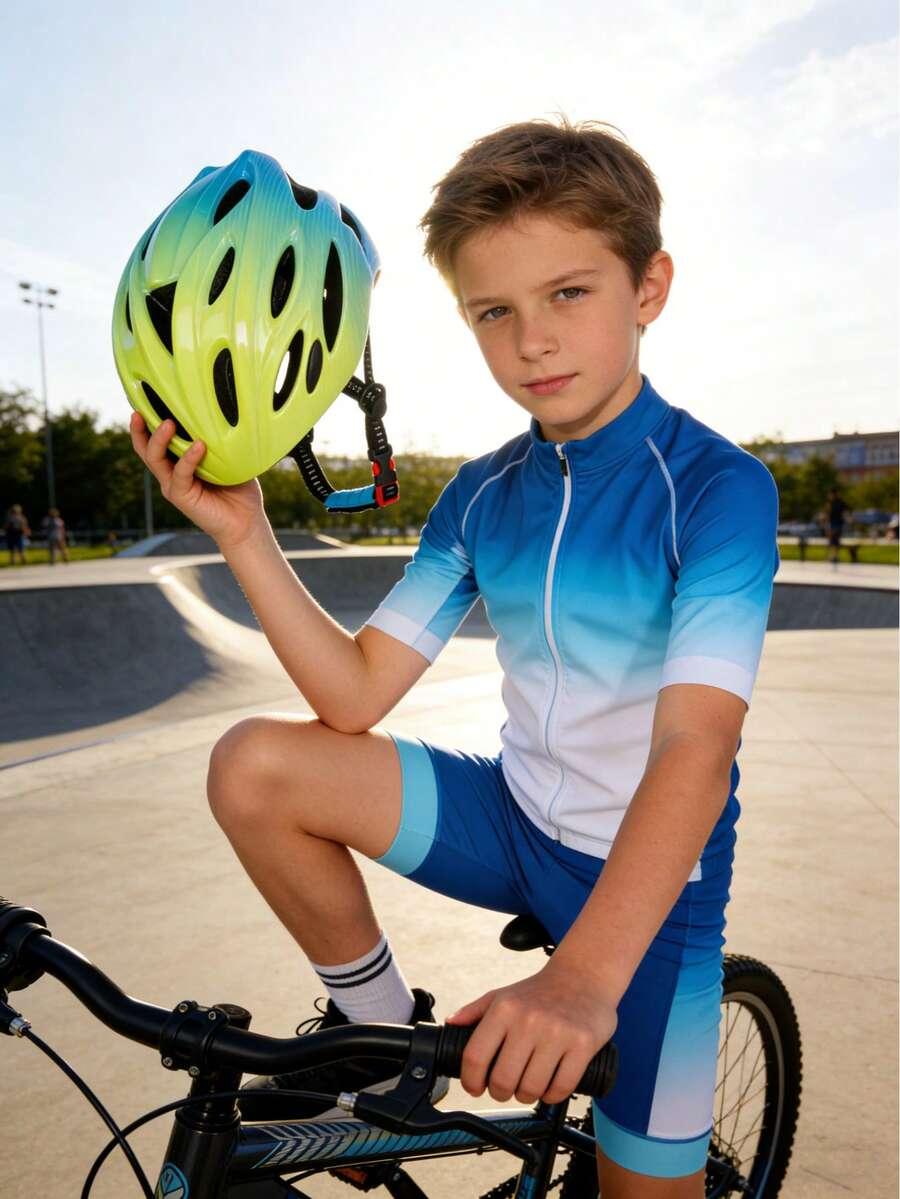 SHEIN NIEBIESKI KASK NA ROWER S07__53-58