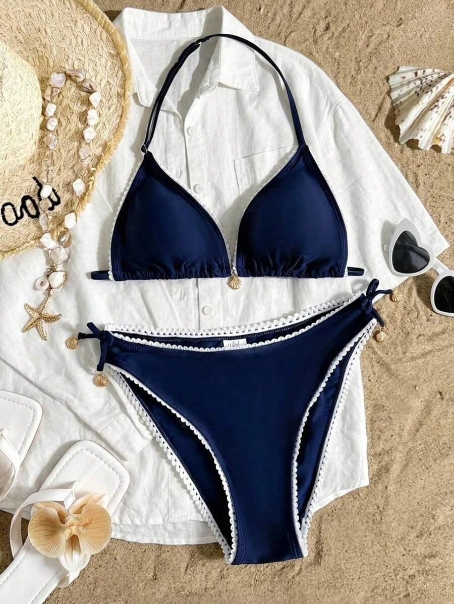 SHEIN DWUCZĘŚCIOWY STRÓJ KĄPIELOWY S09__158-162
