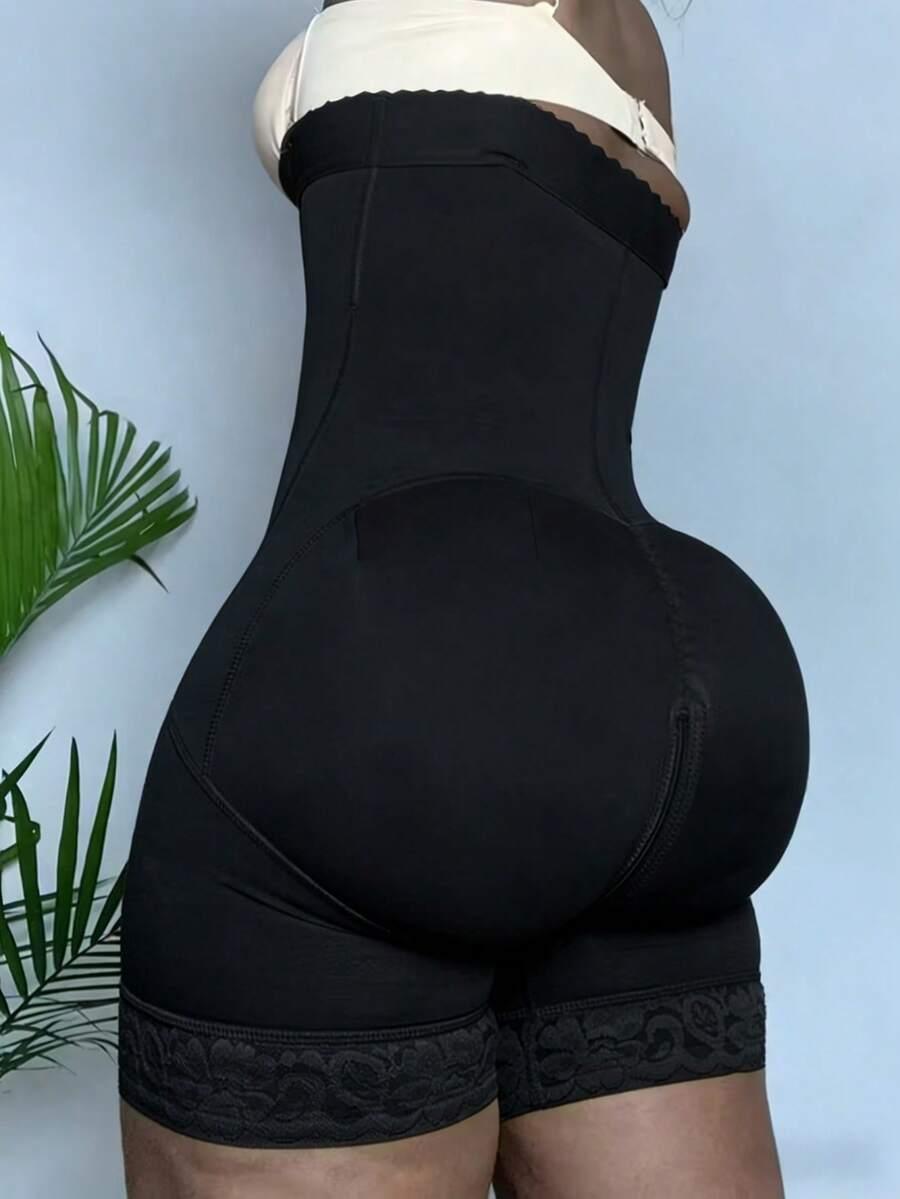 SHEIN CZARNE MODELUJĄCE SZORTY PK01__XS