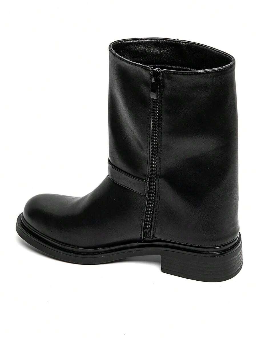 SHEIN CZARNE BOTKI ZAMEK W01__36