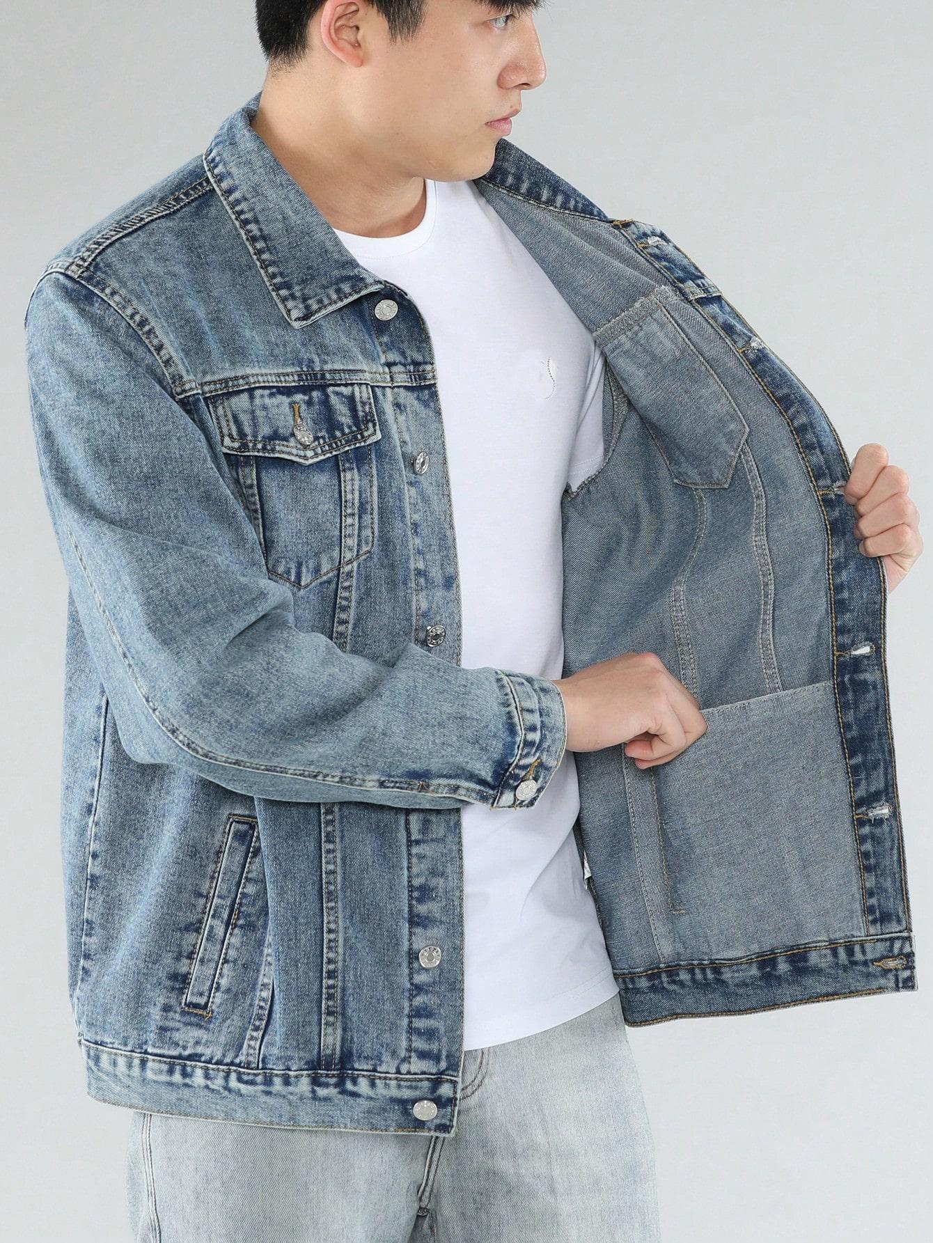 SHEIN NIEBIESKA KURTKA JEANS S06__XL