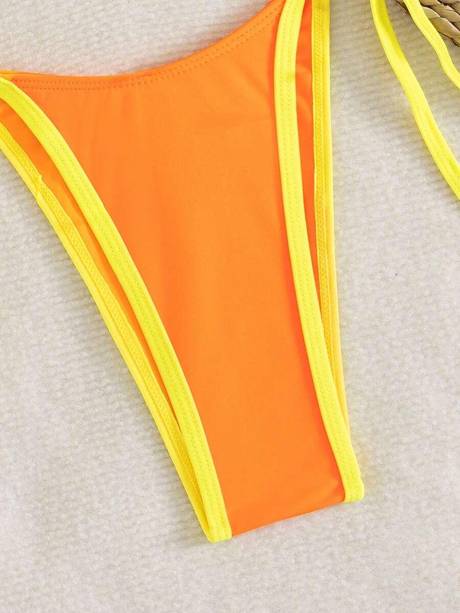SHEIN DWUCZĘŚCIOWY STRÓJ KĄPIELOWY S09__L