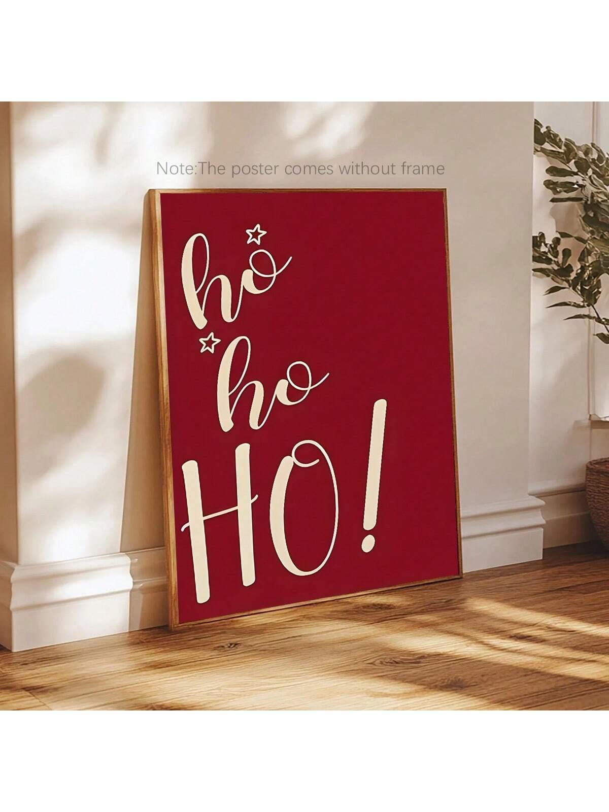 SHEIN CZERWONY PLAKAT NA ŚCIANĘ BDD__30X40CM