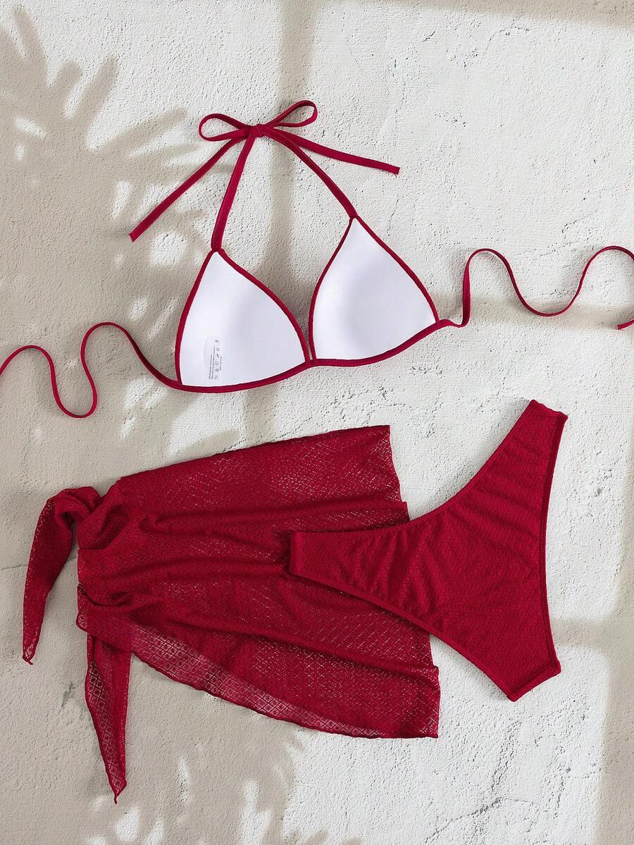 SWIM SXY GÓRA OD BIKINI SARONG KOMPLET S09__S