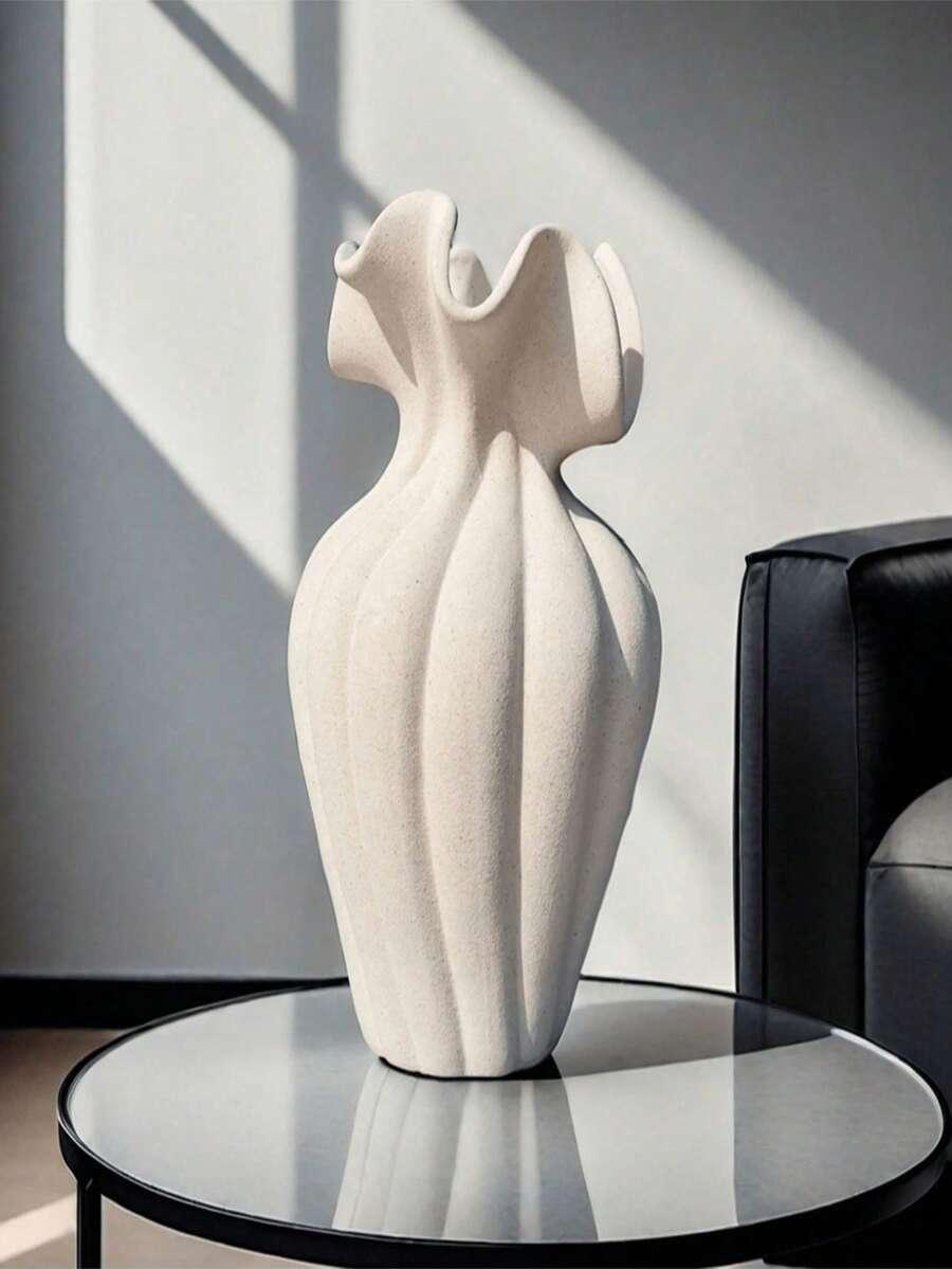 SHEIN BIAŁY WAZON NA KWIATY S07__13X8
