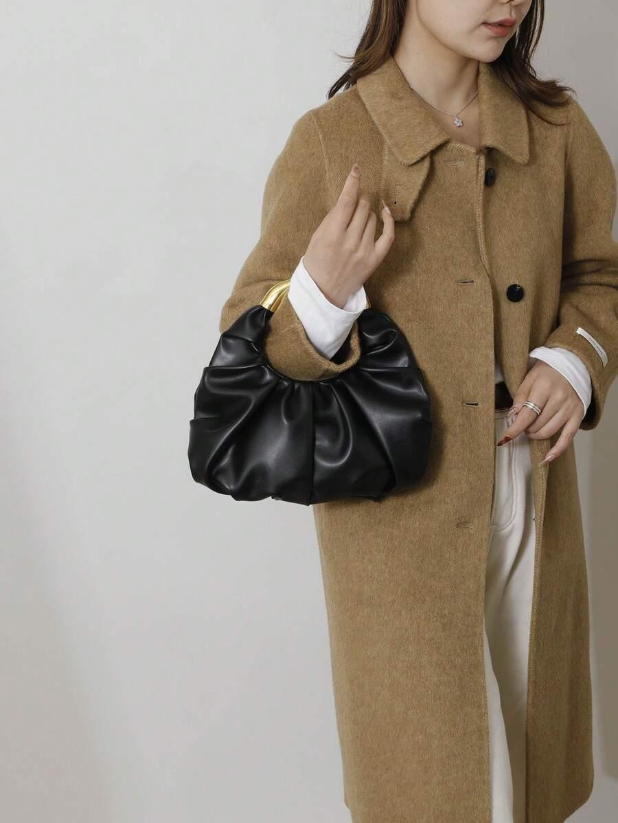 SHEIN CZARNA TOREBKA ZATRZASK S07__31X17