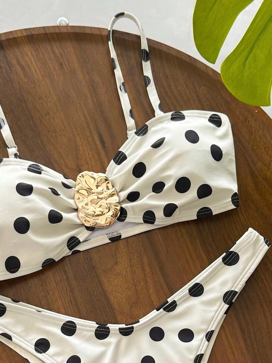 SHEIN DWUCZĘŚCIOWY STRÓJ KĄPIELOWY S09__M