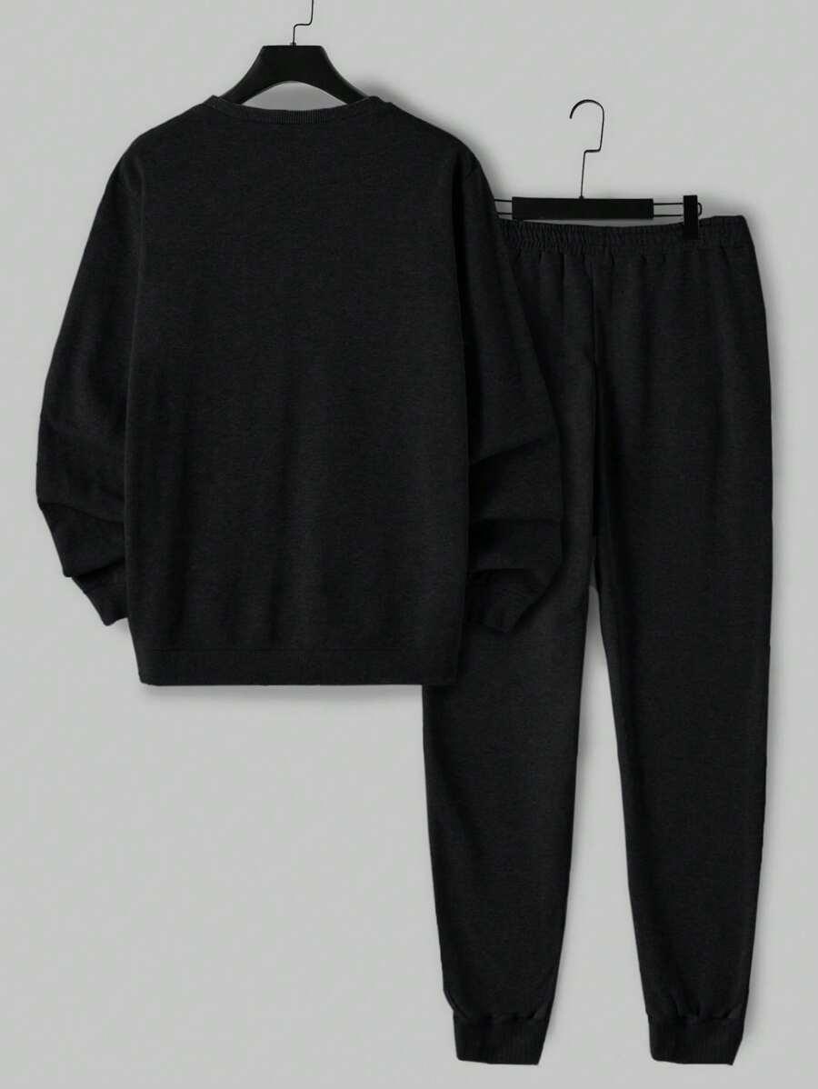 RUECHIC KOMPLET SPODNIE DRESOWE BLUZA NADRUK S06__XXL