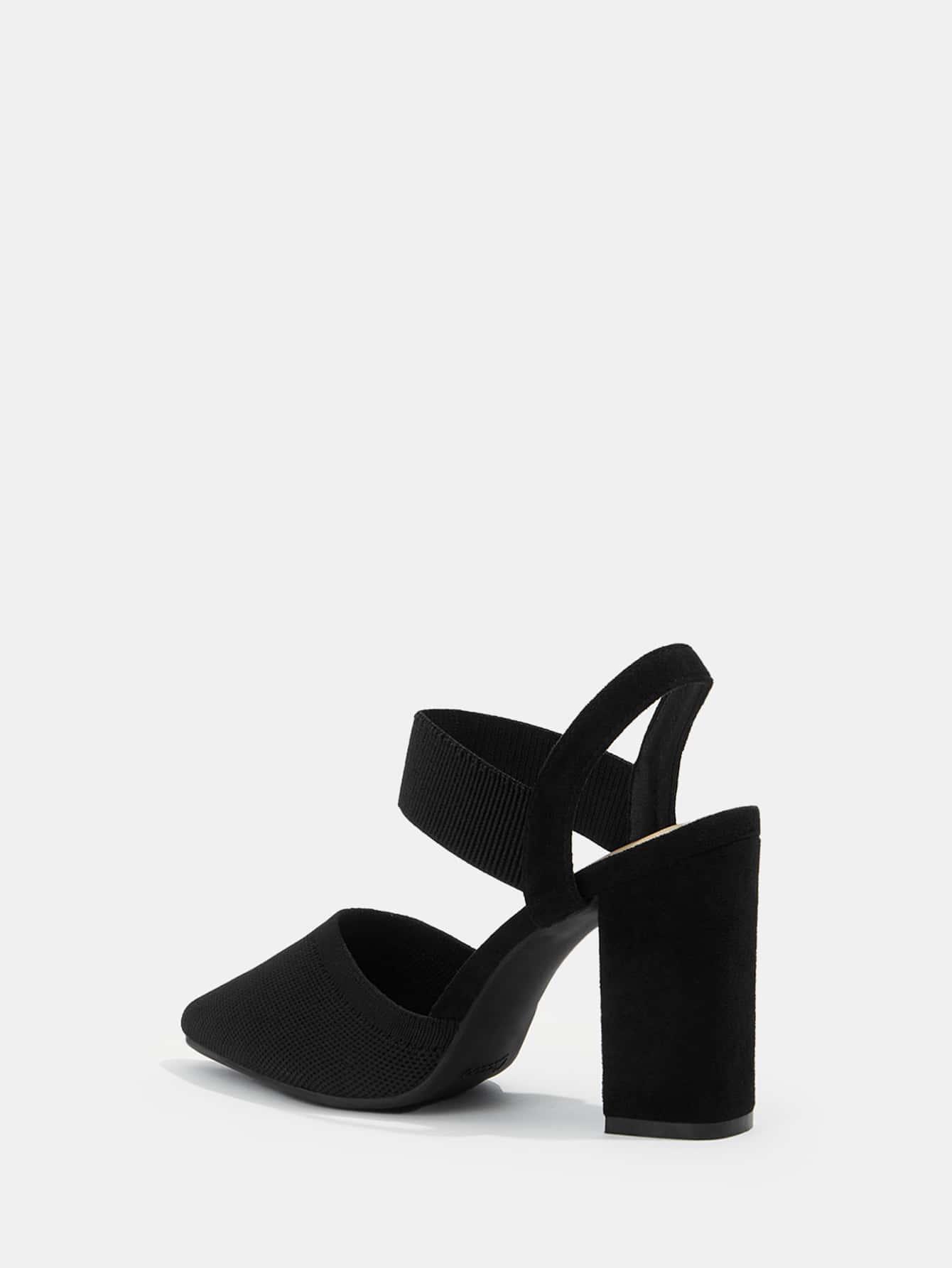 SHEIN CZARNE CZÓŁENKA SZPIC S06__39
