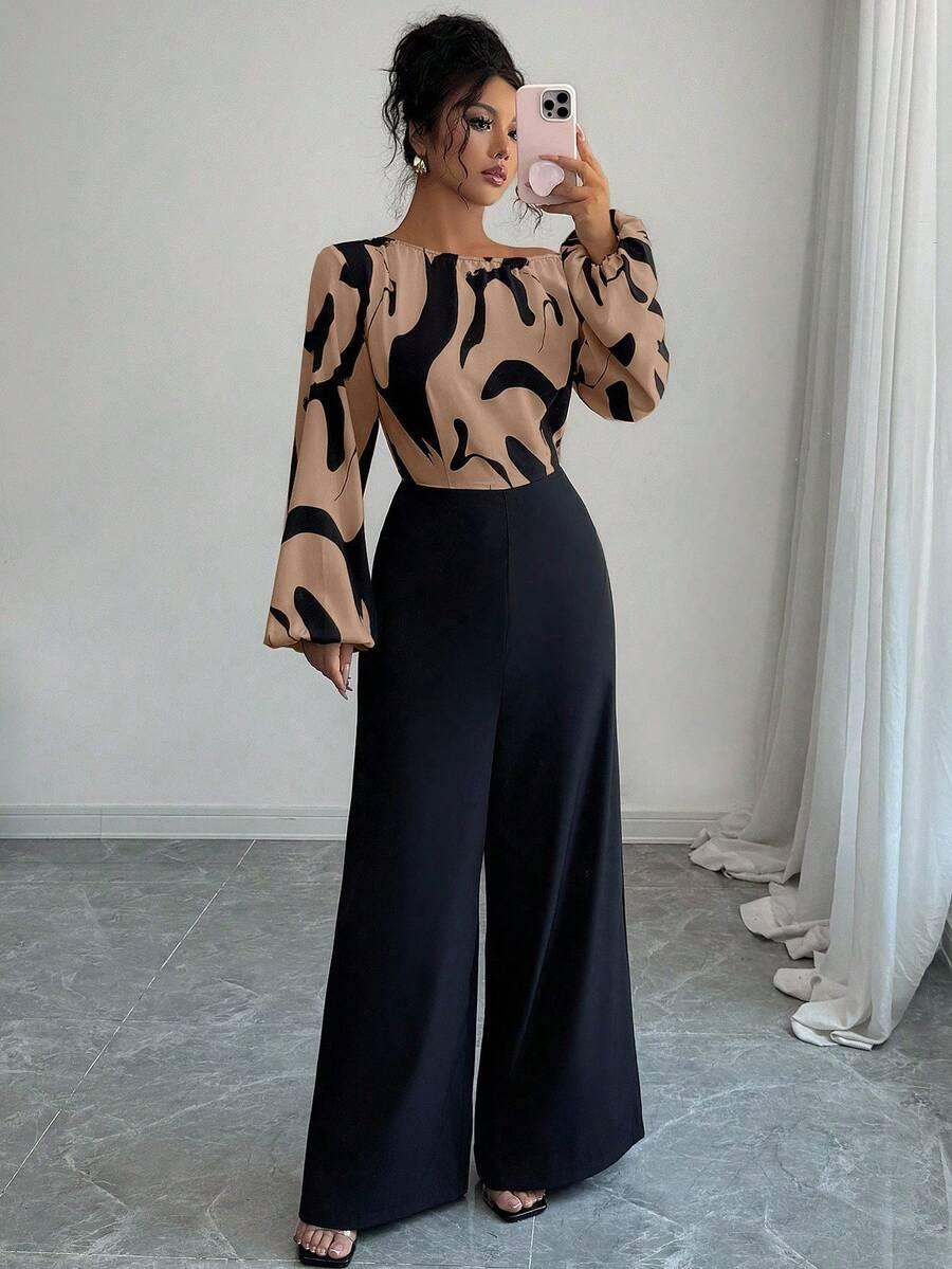 SHEIN KOMBINEZON DŁUGA NOGAWKA S06__S