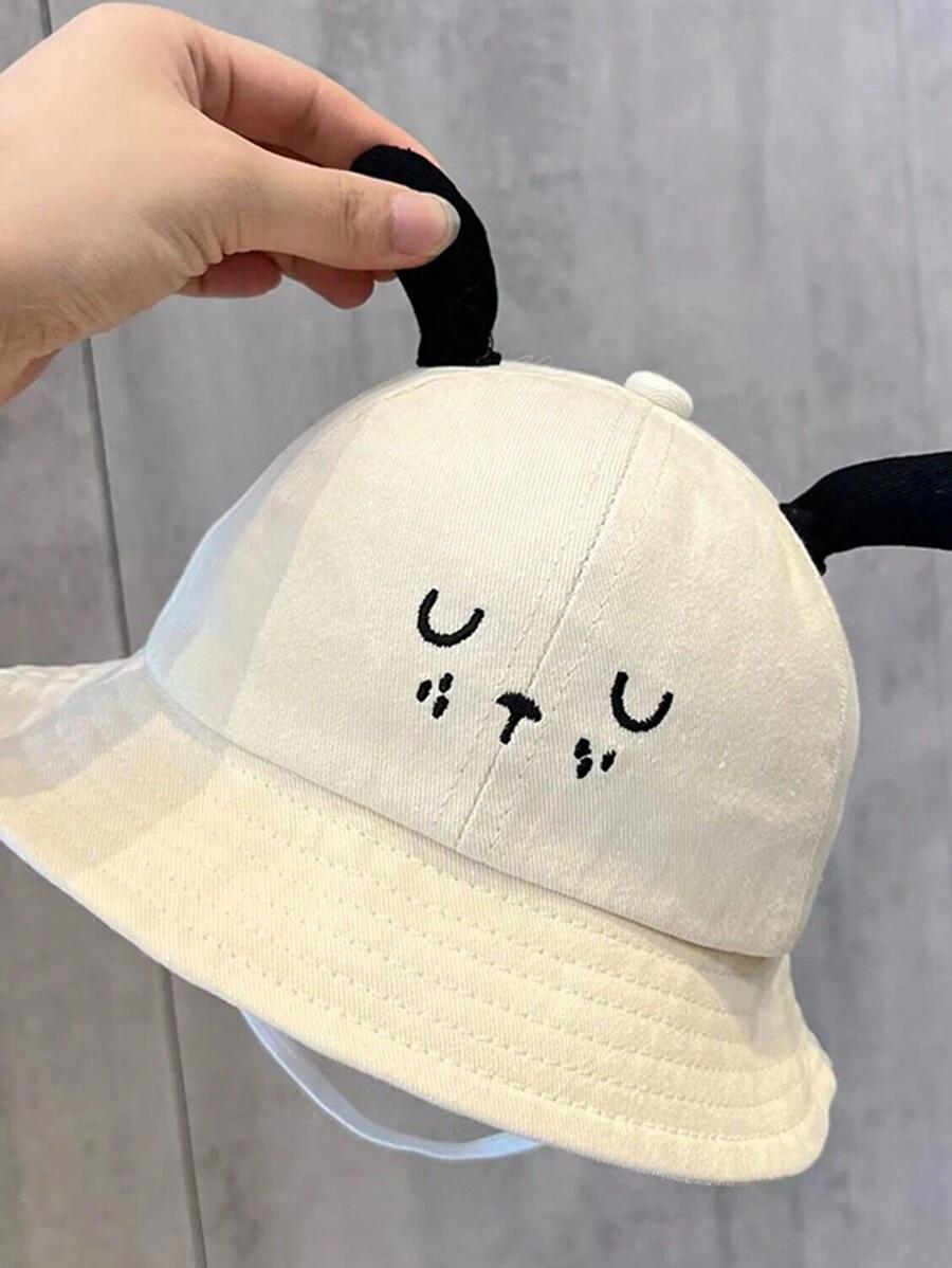 SHEIN BEŻOWY KAPELUSZ USZY S07__46