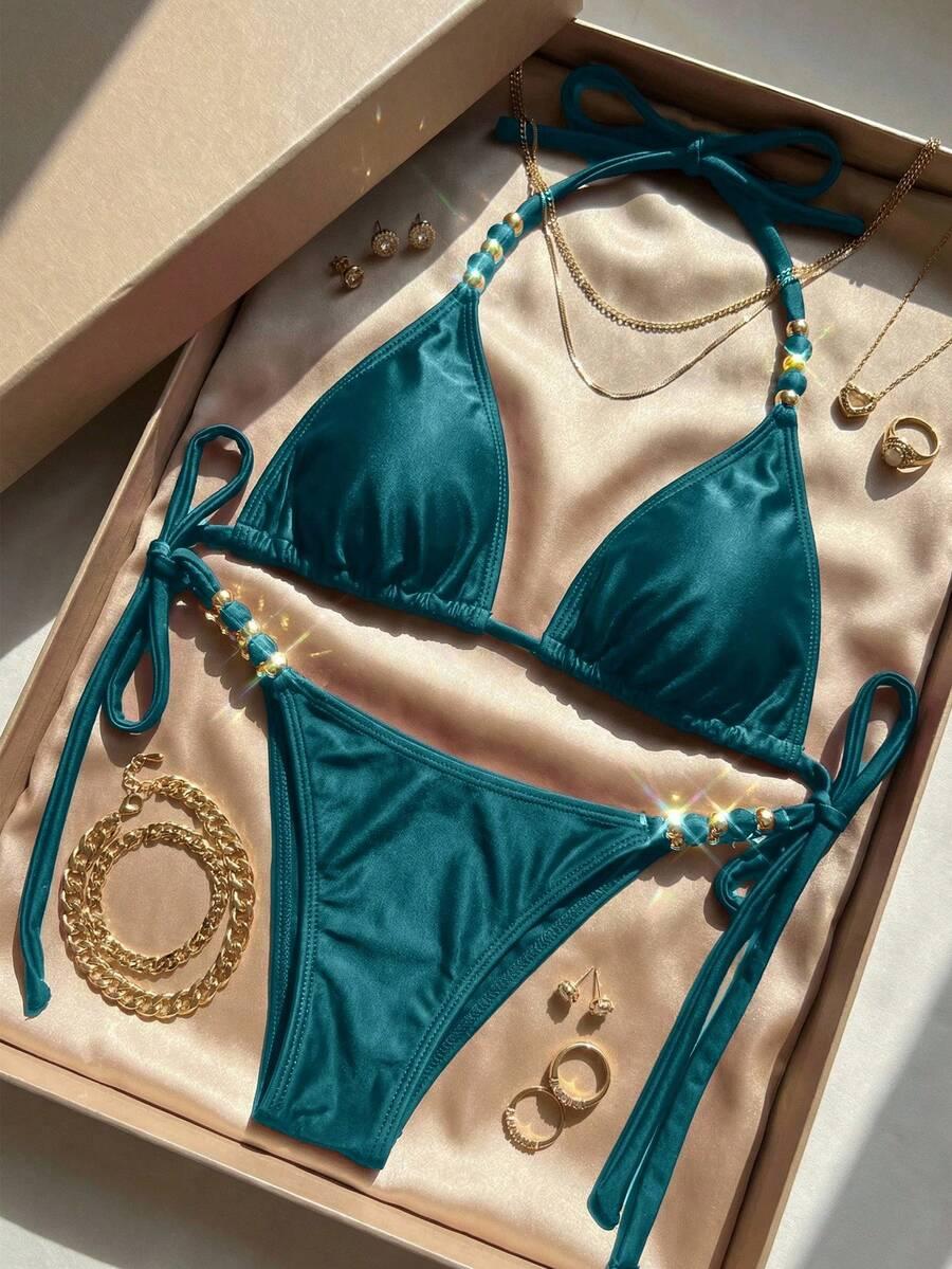 SHEIN DWUCZĘŚCIOWY STRÓJ KĄPIELOWY S09__S